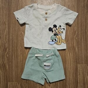 Mickey Mouse and Pluto Baby Outfit